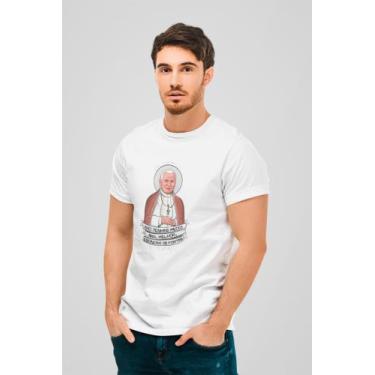 Imagem de Camiseta Católica São João Paulo II Masculino e Feminino Varias Cores 