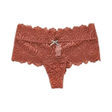 Imagem de Tanga De Renda De Cintura Baixa Feminina Respirável Sexy G-String Roup