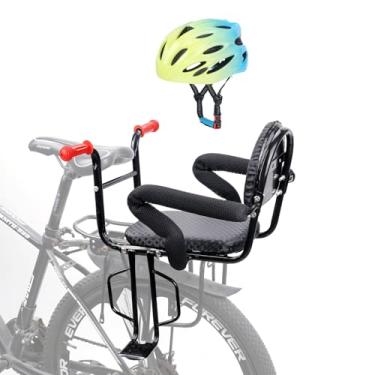 Imagem de OUSEXI Cadeirinha De Bicicleta Infantil, Cadeirinha Para Bicicleta De Adulto, Cadeirinha Traseira Para Crianças Com Suporte Traseiro, Cadeirinha Para Crianças Com Mais De 22,6 Kg, Cadeirinha De Bic