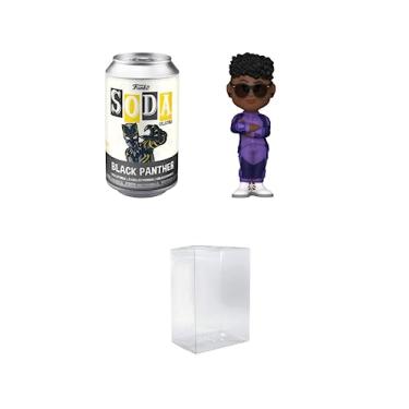 Imagem de Funko Vinyl Soda: Black Panther Wakanda Forever - Black Panther (Chase) Bundled with a Byron's Attic Soda Protector