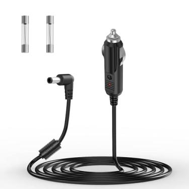 Imagem de Carregador de carro substituto para concentrador de oxigênio portátil BA-306, BA-306, BA-301, BA-302, BA-303, com fusíveis adicionais, 2 m