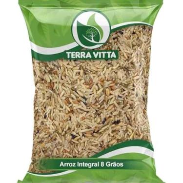 Imagem de Arroz Integral 8 Grãos 1Kg