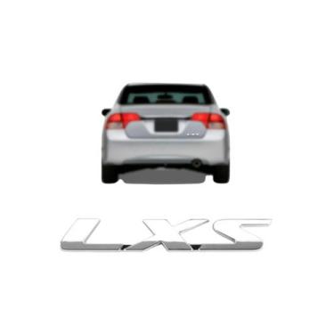 Imagem de Emblema Letreiro LXS Cromado Civic 2007 a 2011 - MARCON