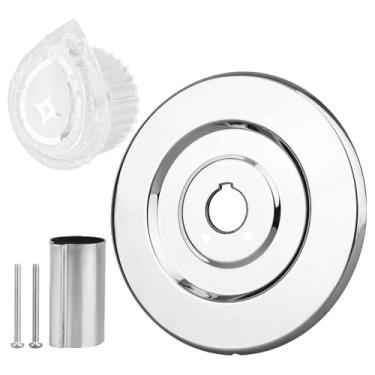 Imagem de Acabamento de chuveiro para Moen T470 Chateau, kit de acabamento de chuveiro decorativo de metal durável com parafusos, acessórios de banheiro compatíveis com Moen T470 Chateau