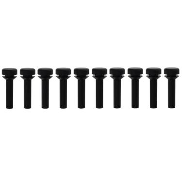 Imagem de Pacote com 16 WB02X24790 Pára-choques Grelha de Fogão Substituição de Pés de Borracha para Peças de Queimador de Fogão GE GE, Almofadas de Suporte de Grelha de Fogão (16)