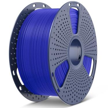 Imagem de SUNLU Carretel grande filamento PETG de 3 kg, filamento de impressora 3D PETG 1,75 mm, menos amarração boa camada de adesão alta resistência, filamento de rolo grande, carretel de 3 kg (3 kg), azul