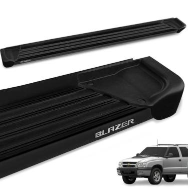 Imagem de Estribo Lateral Blazer 1995 a 2011 Aluminio Preto A1 Gtnox