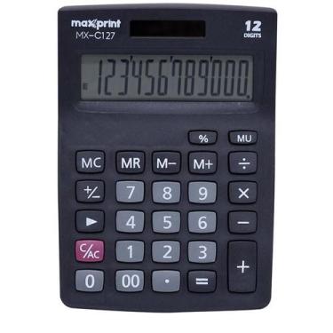Imagem de Calculadora mesa maxpr mx127 - MAXPRINT