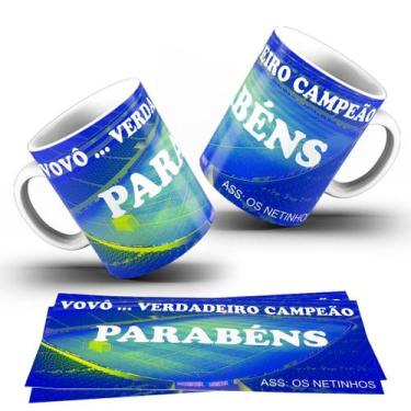 Imagem de Caneca Tema Vô  Caneca de Porcelana 325ml Branca  Presente Especial Di