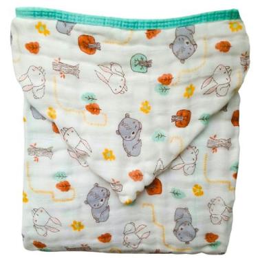 Imagem de Toalhão Banho Infantil Criança Grande Toalhão Banhão Fralda Soft Capuz