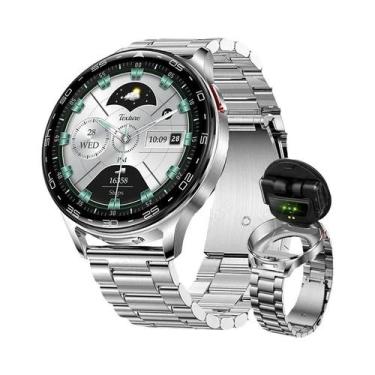 Imagem de Relógio Inteligente Masculino 2 Em 1 TWS Com Chamada Bluetooth, À Prov