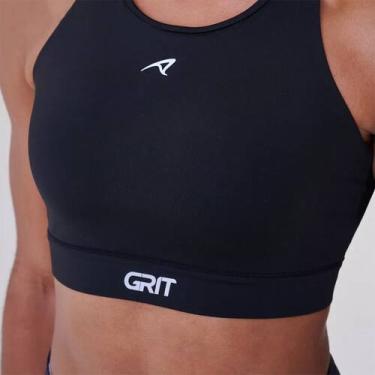 Imagem de Top Authen Grit Bossa Nadador Com Bolso Ajustável, M, Preto