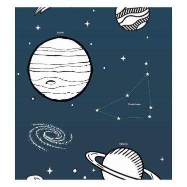 Imagem de Papel de Parede Infantil Planetas - Adesivo Autocolante - Cromo Sign