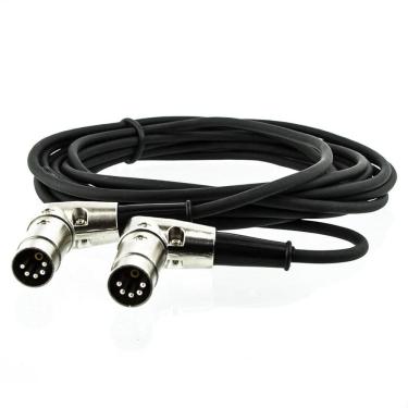 Imagem de Cabo Midi Profissional Pontas Metálicas 90/90 30 Cm