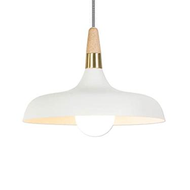 Imagem de CHENKUI Luminária decorativa de madeira Abajur Macaron Lustre de teto industrial estilo americano para ambientes internos e quartos luminárias de teto para restaurantes, sala de estar, cozinha