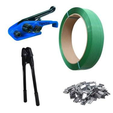 Imagem de Kit para Arquear Esticador + Selador + Selo + Fita Pet 13mm - TIGERSUL