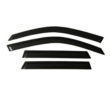 Imagem de GRJQRKHZ Defletor de janela lateral de carro para k&ia Sportage 2017-2021 Weathershied viseira de porta vento sol proteção chuva janela lateral defletores de vento