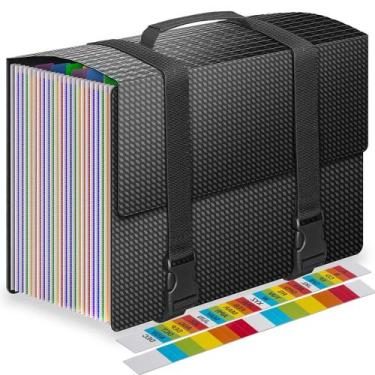 Imagem de Pastas de arquivos expansíveis Fun Storage, 25 bolsos, tamanho A4/cart