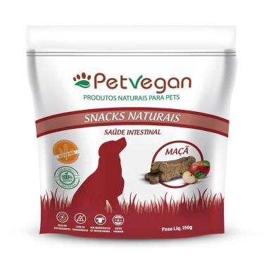 Imagem de Petisco Snack Petvegan Saúde Intestinal Cães Sabor Maçã 150G