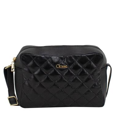Imagem de BOLSA TRANSVERSAL FEMININA CLASSE COURO 2797 MATELASSÊ