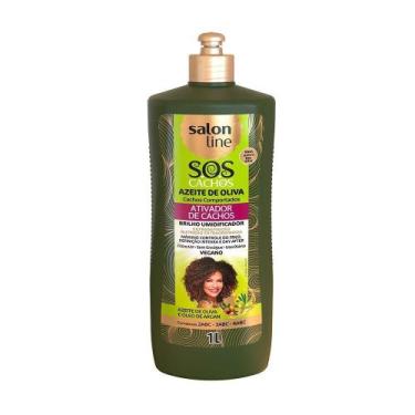 Imagem de Creme Ativador De Cachos Salon Line SOS Azeite De Oliva 1 Litro