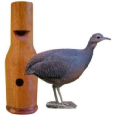 Imagem de Apito Pio De Madeira Chama E Atrai Pássaro - Ave Jaó 30