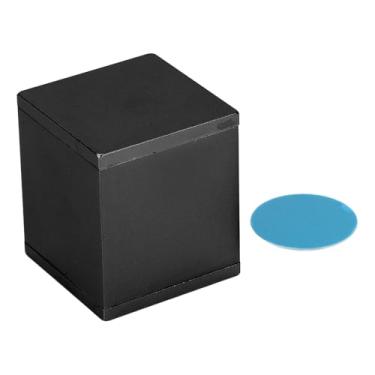 Imagem de Caixa de giz de bilhar liga de alumínio portátil durável suporte de giz para acessórios de taco de bilhar jogos de treinamento de bilhar (preto)