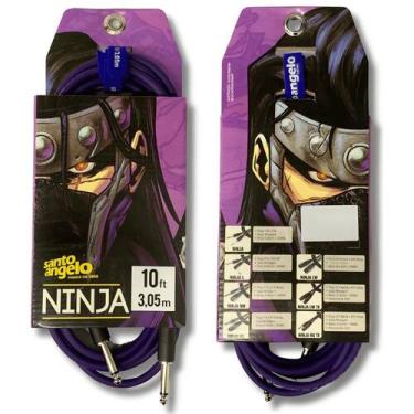 Imagem de Cabo Santo Angelo Ninja P10 x P10 3,05m Preto Profissional