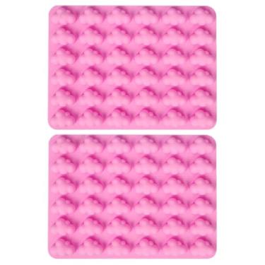 Imagem de Cabilock 2 moldes de silicone em nuvem, antiaderentes, faça-você-mesmo, moldes de chocolate e doces para assar e ferramenta de silicone para designs criativos de fondant de biscoito