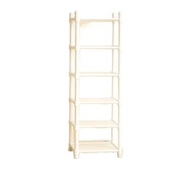 Imagem de Prateleira Organizadora, Estante Modular Móvel Organizador 6, 3 Prateleiras Multiuso Grande Reforçada Resistente Compacta(Branco 6 Níveis)