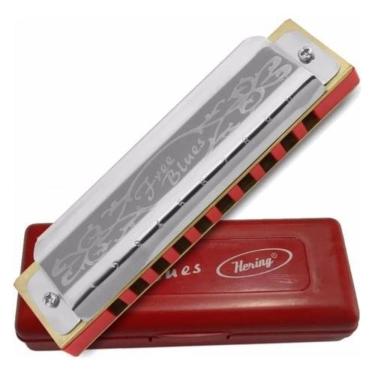 Imagem de Gaita De Boca Hering Hb Free Blues E 7020E