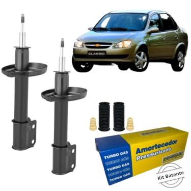 Imagem de Par de Amortecedores Dianteiro Corsa Classic anos 1994 a 2016 com Kit Batente e Coifa Original Embrasil