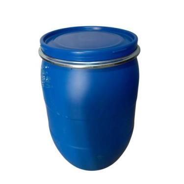 Imagem de Bombona plastica 100 litros tampa removivel e braçadeira metalica para