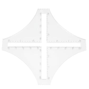 Imagem de Régua cruzada acolchoada de acrílico