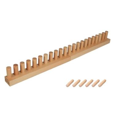 Imagem de Sclmgo Tear de Tricô de Madeira para Artesanato, Reutilizável, para Decoração com Fios Grossos, Ideal para Fazer Mantas E Cobertores.