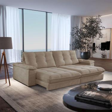 Imagem de Sofá Dublin 02 Módulos De 120cm Br25cm Meu Sofá Online A226 Linho Bege