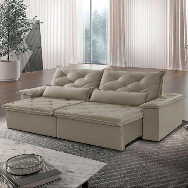 Imagem de Sofá Melt 02 Módulos De 80cm Br 25cm Meu Sofá Online B002 Veludo Capuccino