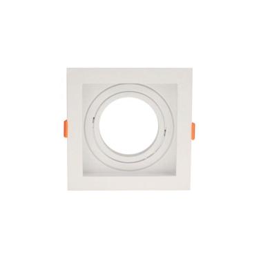 Imagem de Spot De Embutir Recuado Astraled Berenices Para Lâmpada Par 20 Quadrado Branco Sp-7618