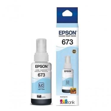 Imagem de Refil Epson 673 - Ciano Claro - 70ml - T673520al