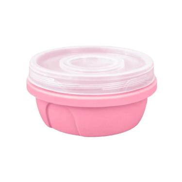 Imagem de Pote Redondo Com Tampa Rosca De 400 Ml Rosa