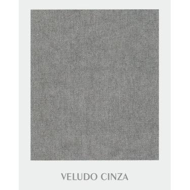 Imagem de Sofá Living Itália 2,10 - Best Mobília, Veludo Cinza