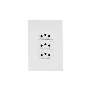 Imagem de Conjunto 3 Tomadas 20a Linha I9 Ilumi - Kit Elétrico Residencial
