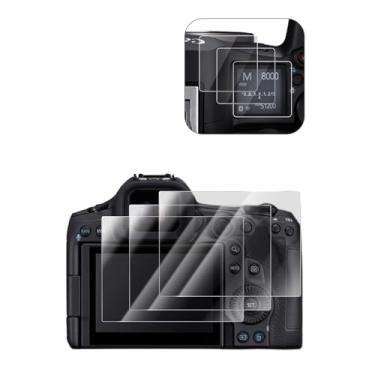 Imagem de Kinokoo Protetor de tela para câmera Canon EOS R5/R5 Mark II/R1/R5C/R3 - Película de vidro temperado com dureza 9H de 0,25 mm - Película de tela macia - sem bolhas e antiarranhões (3 pacotes)