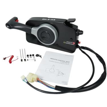Imagem de 67200-93J50 Caixa de controle remoto de montagem lateral do motor de barco para Suzuki, com interruptor PTT sem dureza, 16 pinos, mão direita