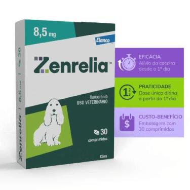 Imagem de Antialérgico Zenrelia para Cães com 30 comprimidos de 8,5 mg - ELANCO