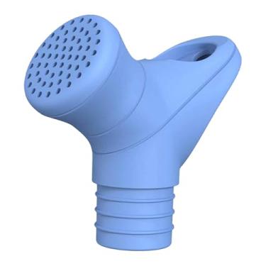 Imagem de menolana Tampa de garrafa, aspersor, bico de rega de garrafa de bebidas, chuveiro, regador faça você mesmo para irrigação de praia, mudas internas, pátio, Azul