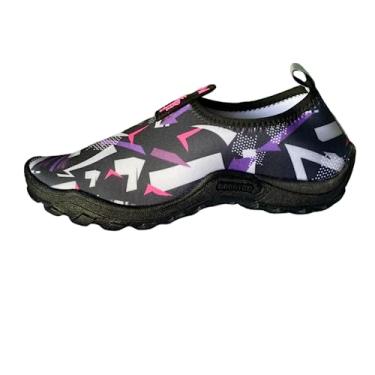 Imagem de Sapatilha Náutica Neoprene Flexível Tênis Aquático Adulto e Infantil Praia Rio Trilha Cachoeira Bike
