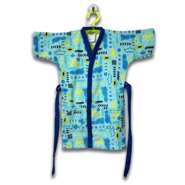 Imagem de Roupão Aveludado Infantil Quimono Estampado Batwheels U - 8 à 12 Anos Com 1 peça