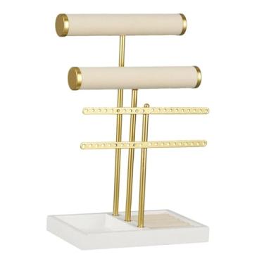 Imagem de UGPLM Organizador de Joias, Bandeja para Anéis, Suporte Estável para Decoração de Casa, Porta-Brincos, Expositor para Penteadeira, Loja de Joias