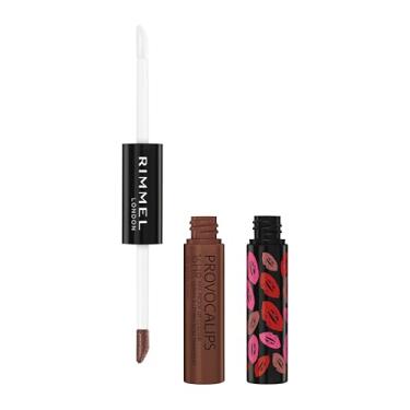 Imagem de Rimmel London Provocalips 16 horas de cor labial à prova de beijo – Batom líquido em duas etapas para manter a cor e o brilho – 780 Shore Thing, 14 fl.oz.